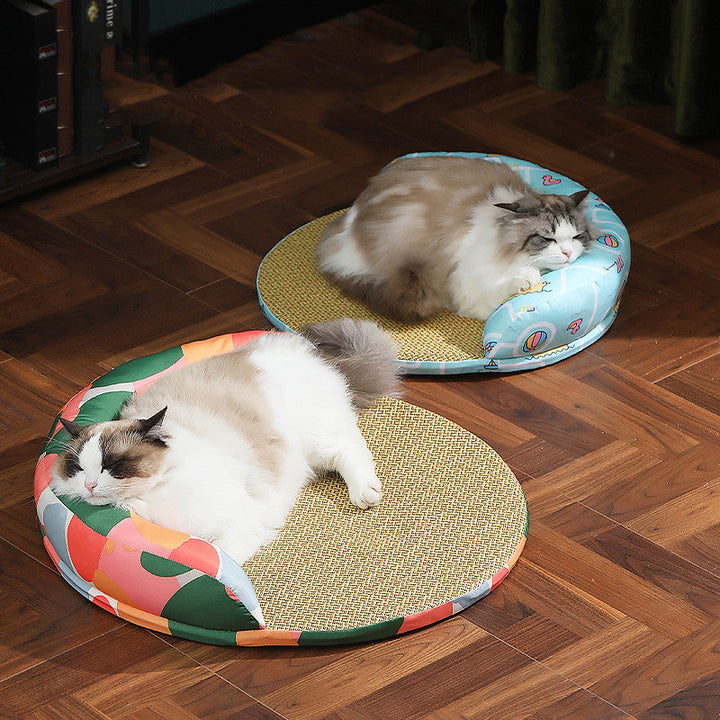 Elevate Your Pet's Comfort with the Summer Cool Rattan Pet Sofa Bed