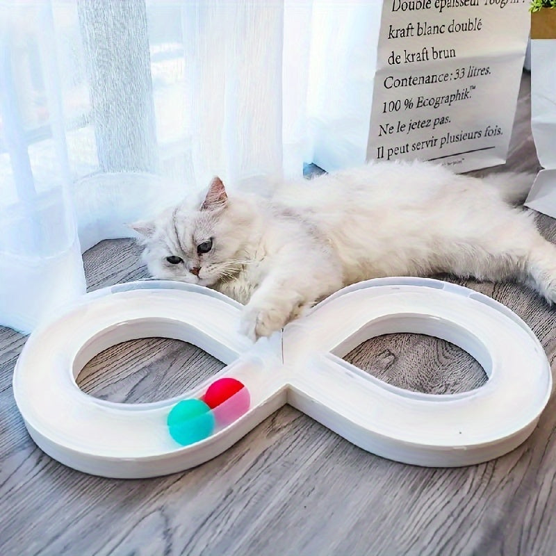 Interactive Cat Turntable Track Ball Toy