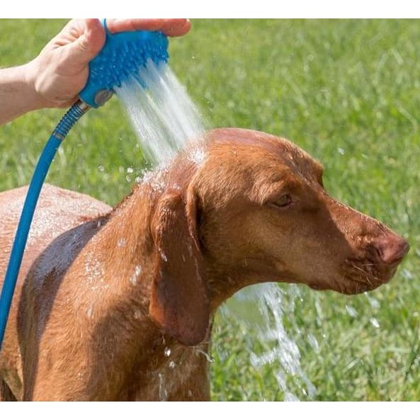 Silicone Pet Bathing Gloves with Shower Nozzle