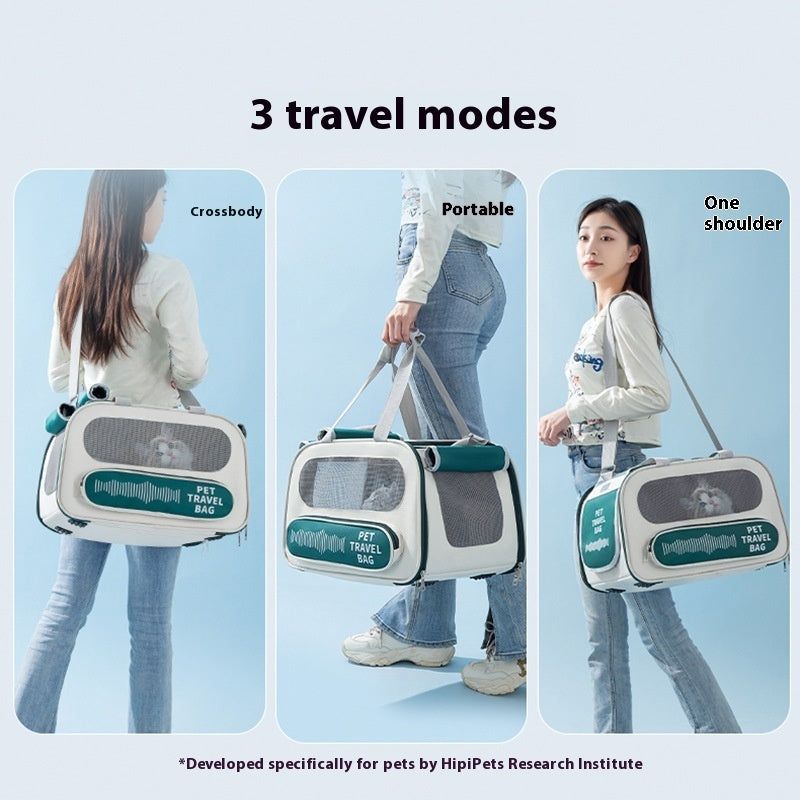 Large Capacity Breathable Pet Backpack