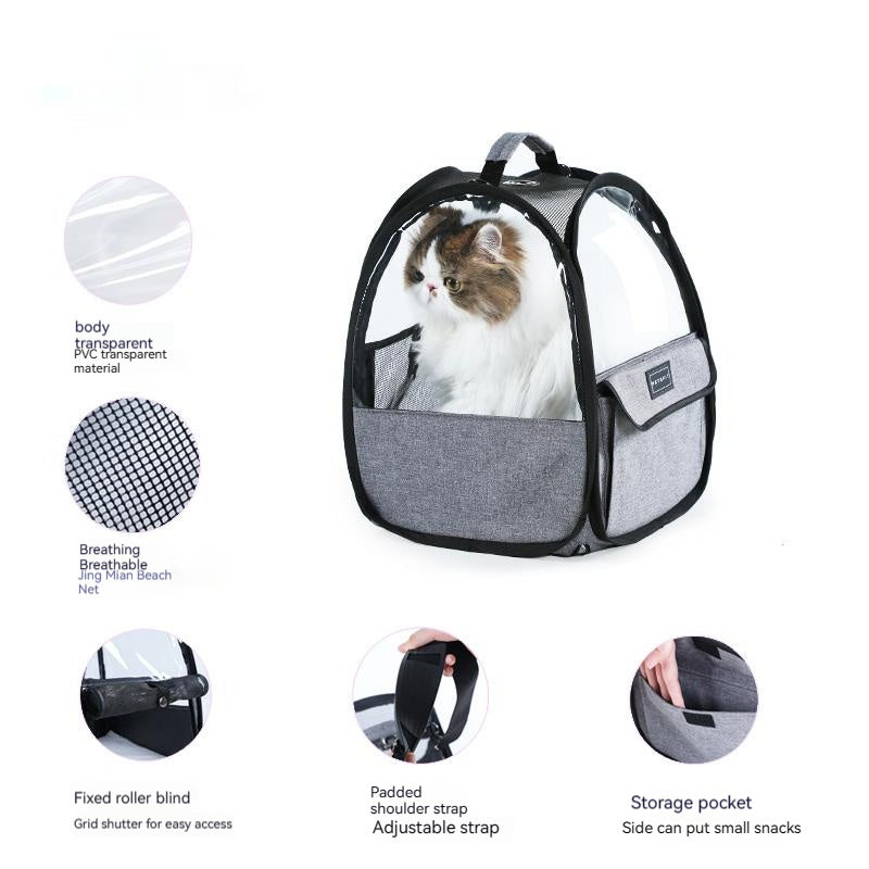 Lightweight Foldable Transparent Cat Bag