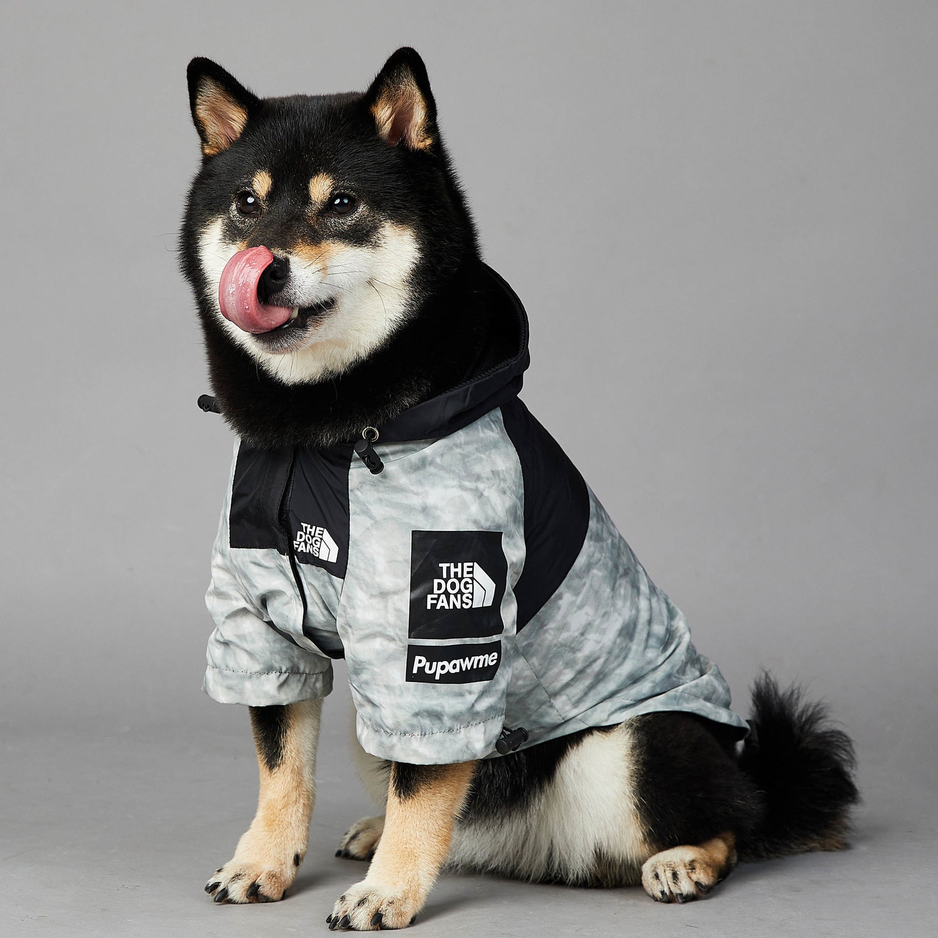 Large Dog Noodle-Style Shell Jacket