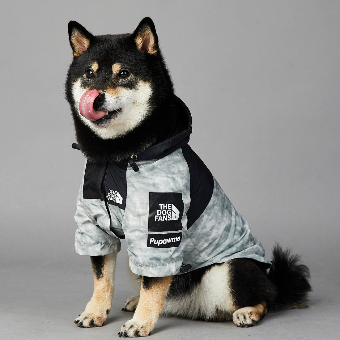 Large Dog Noodle-Style Shell Jacket