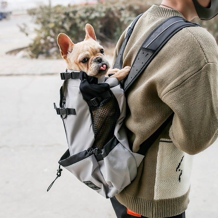 Portable Double-Shoulder Dog Carrier Backpack