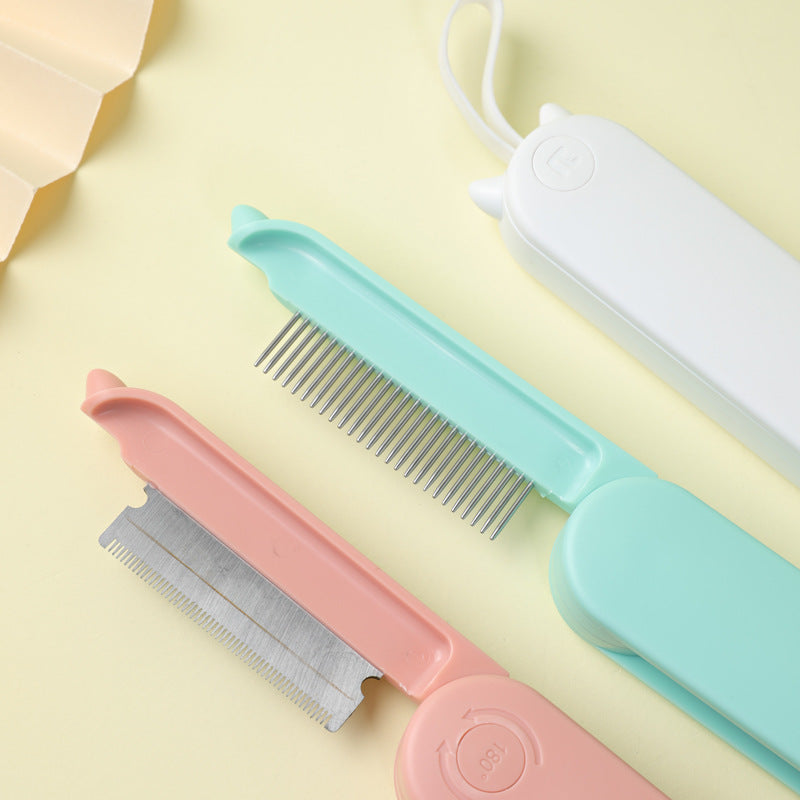 Pet Dematting & Massage Comb for Dogs & Cats
