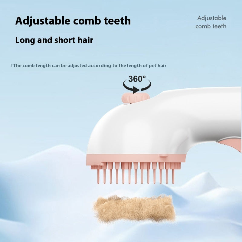 3-in-1 Steam Pet Grooming & Hair Removal Brush
