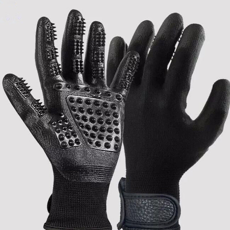 Pet Hair Removal & Massage Grooming Glove