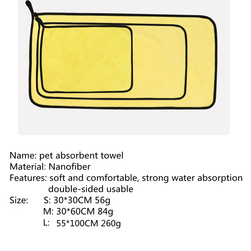 High-Quality Absorbent Pet Bath Towel