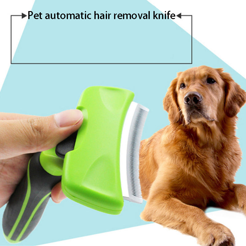 Deshedding Pet Grooming Comb & Hair Remover