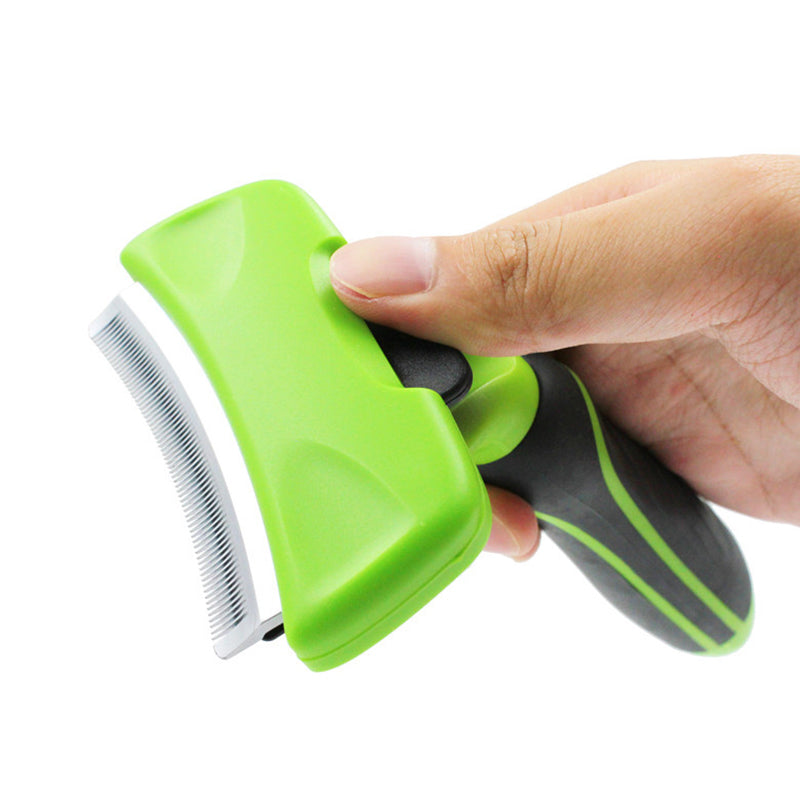 Deshedding Pet Grooming Comb & Hair Remover