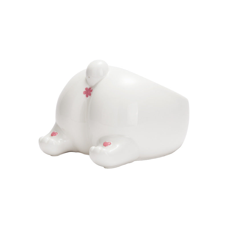 Elevated Ceramic Pet Bowl for Cats & Dogs