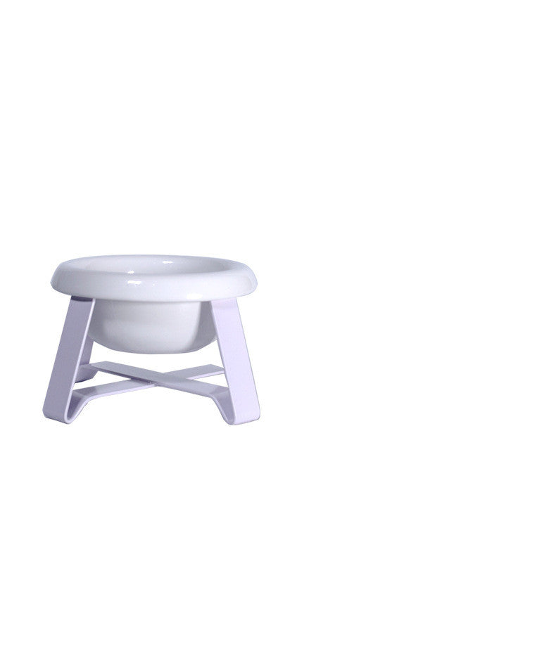 2-in-1 Anti-Slip Pet Food & Water Bowl with Stand