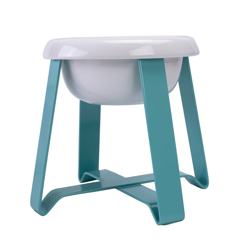 2-in-1 Anti-Slip Pet Food & Water Bowl with Stand