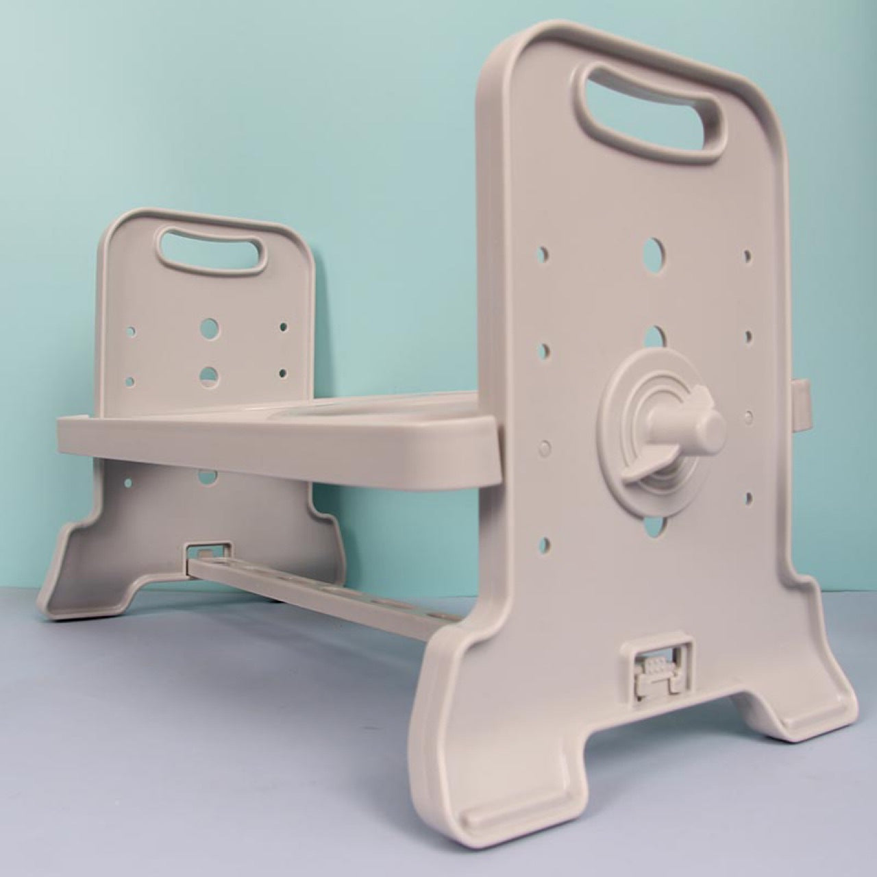 Height-Adjustable Double Bowl Pet Dining Table