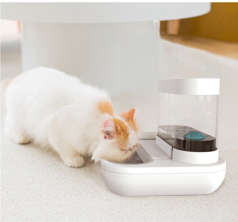 4-in-1 Pet Feeder & 1.5L Automatic Water Fountain
