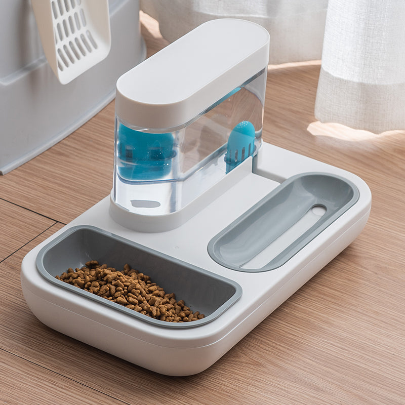 4-in-1 Pet Feeder & 1.5L Automatic Water Fountain