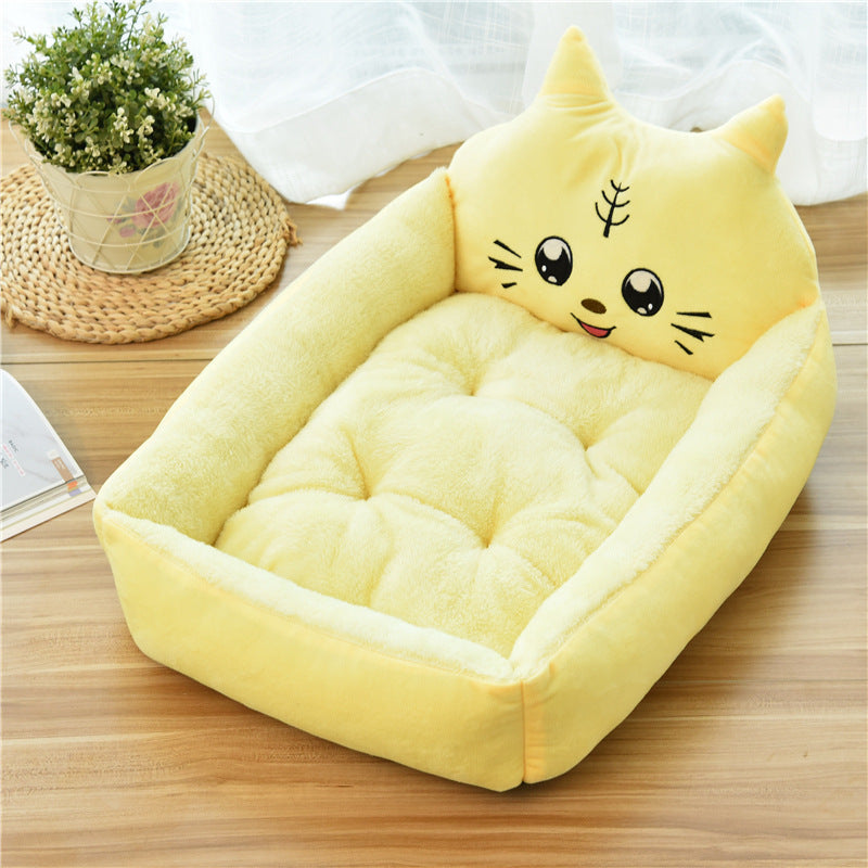 Large Fleece Pet Bed for Cats & Dogs