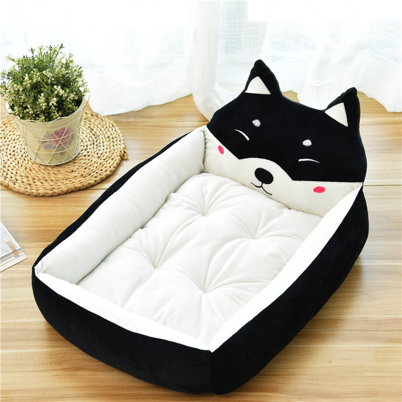 Large Fleece Pet Bed for Cats & Dogs