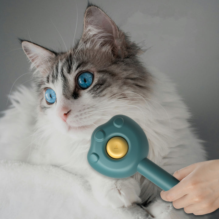 Self-Cleaning Pet Grooming Comb for Cats