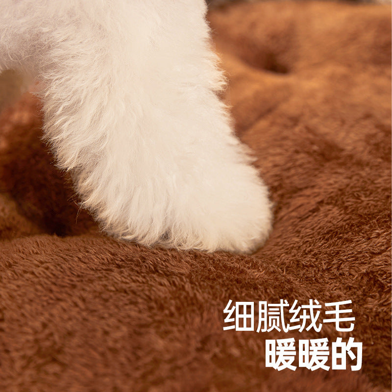 Thickened Winter Cat & Small Dog Nest Bed