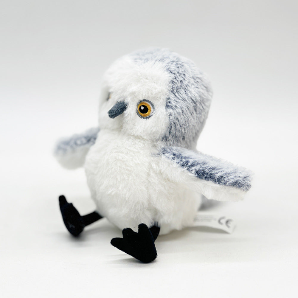 USB Rechargeable Flapping Bird Cat Plush Toy