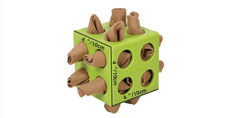 Dog Cube Molar Chew Toy for Education