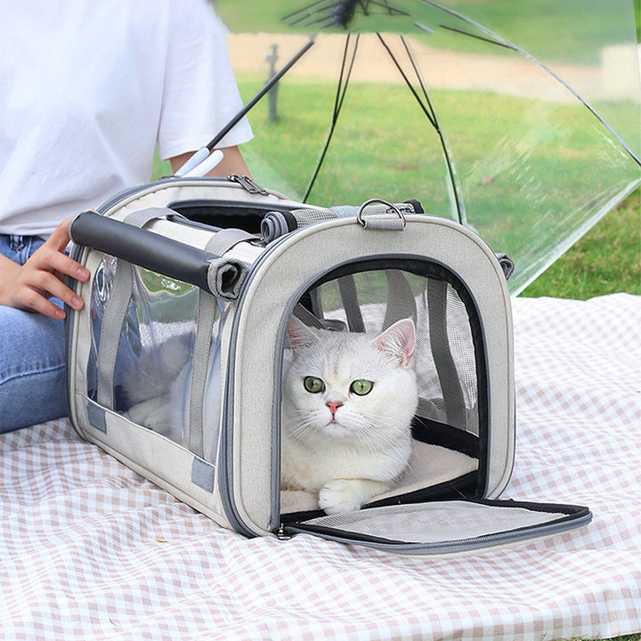 Portable Transparent Foldable Pet Carrier Bag