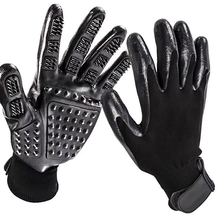 Pet Hair Removal & Massage Grooming Glove
