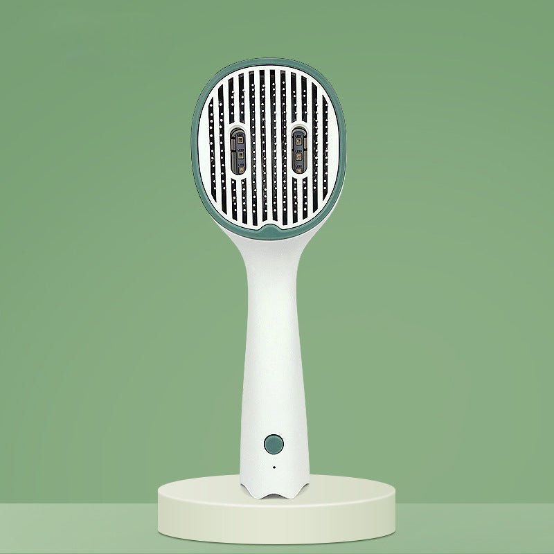 UVC Self-Cleaning Pet Grooming Slicker Comb
