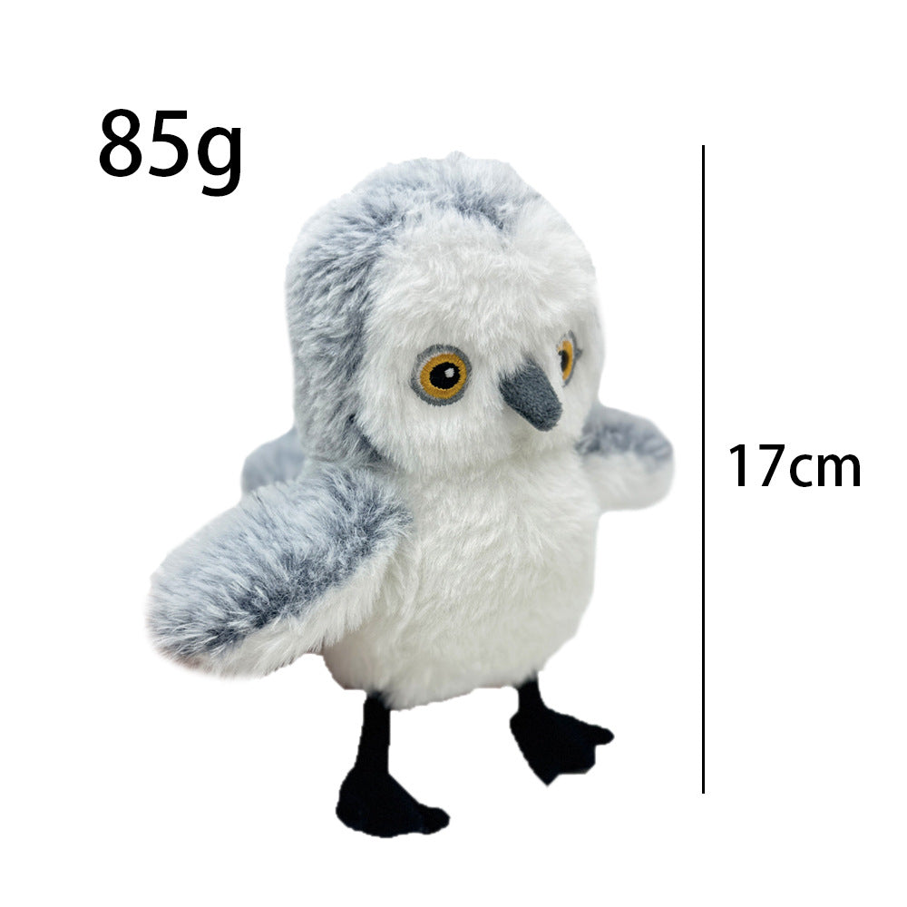 USB Rechargeable Flapping Bird Cat Plush Toy