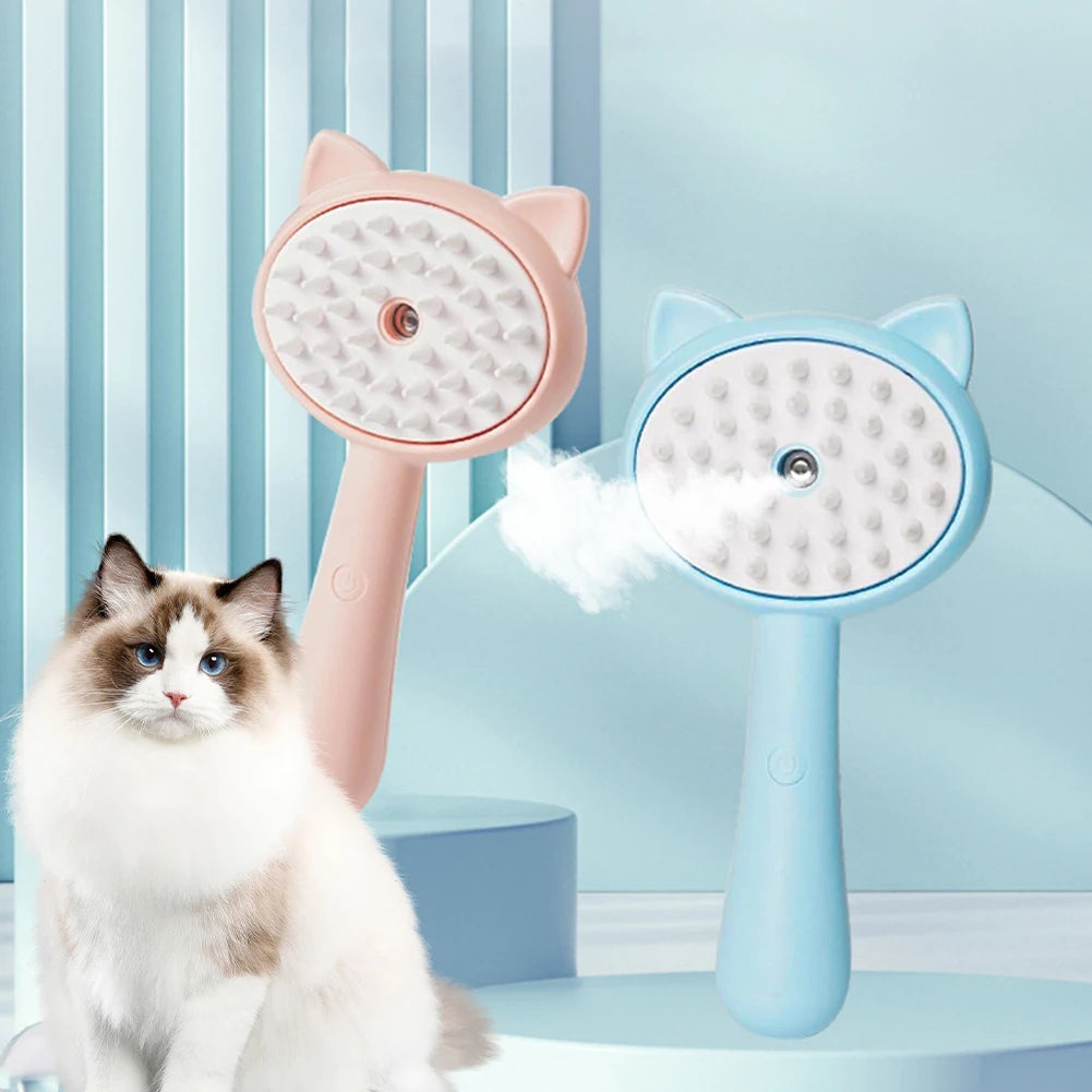 Rechargeable Self-Cleaning Pet Slicker Brush
