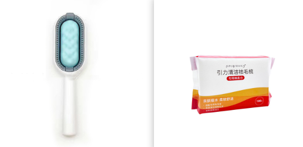Dematting Pet Grooming Brush for Dogs & Cats