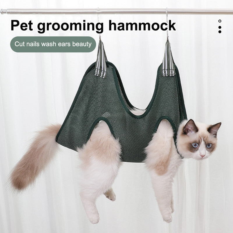 Pet Grooming Hammock for Cats & Dogs