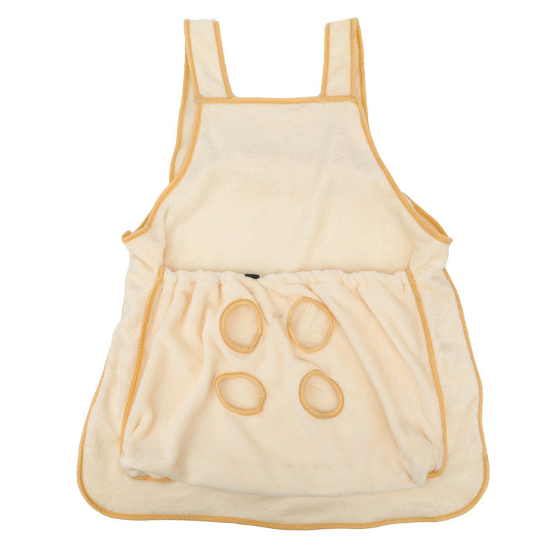 Plush Pet Carrier Apron for Cats & Dogs