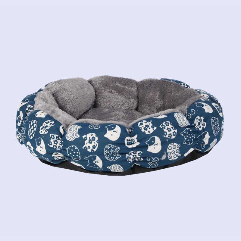 Calming Donut Cat & Small Dog Bed