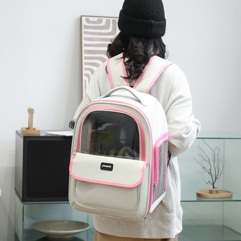 Portable Breathable Cat Shoulder Bag