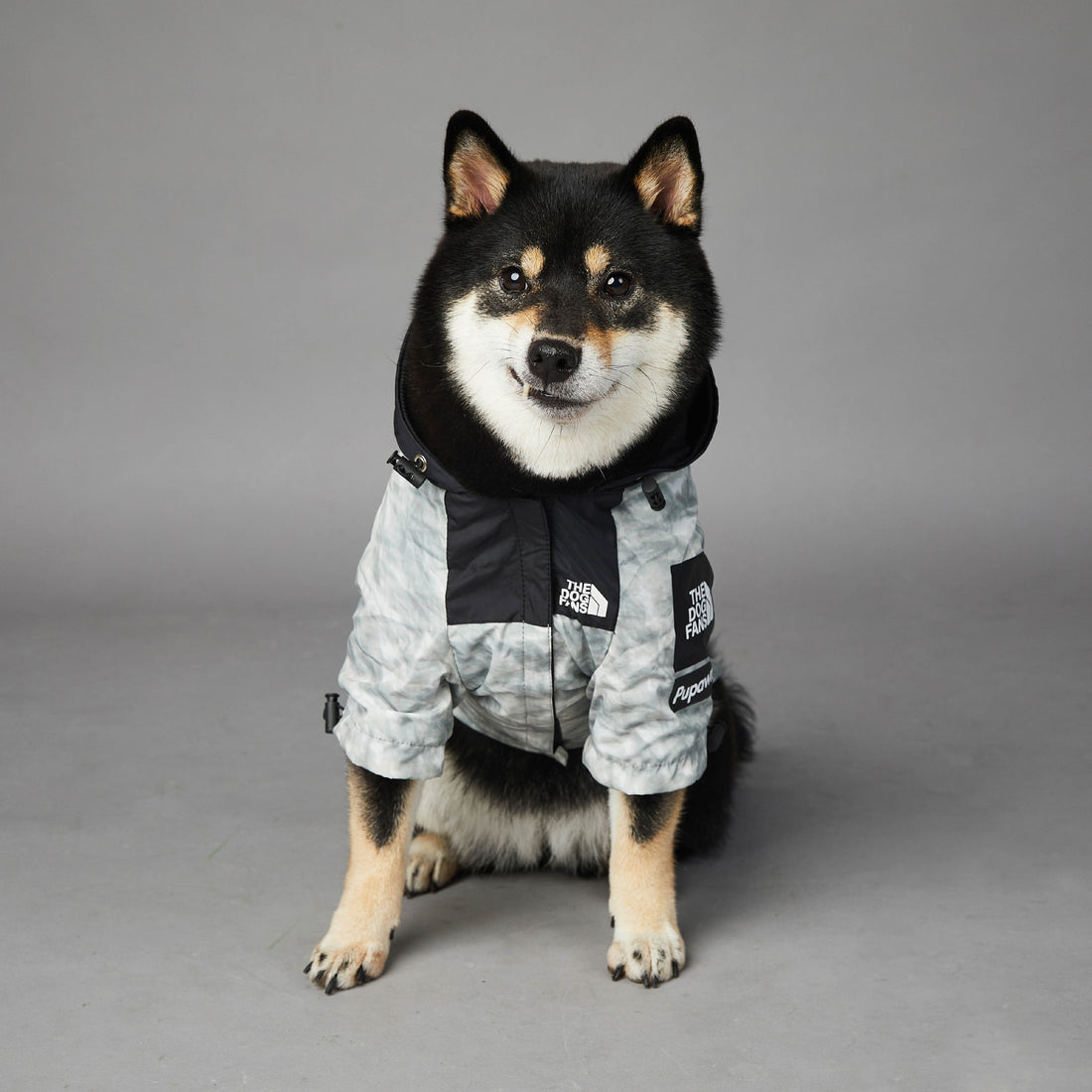Large Dog Noodle-Style Shell Jacket