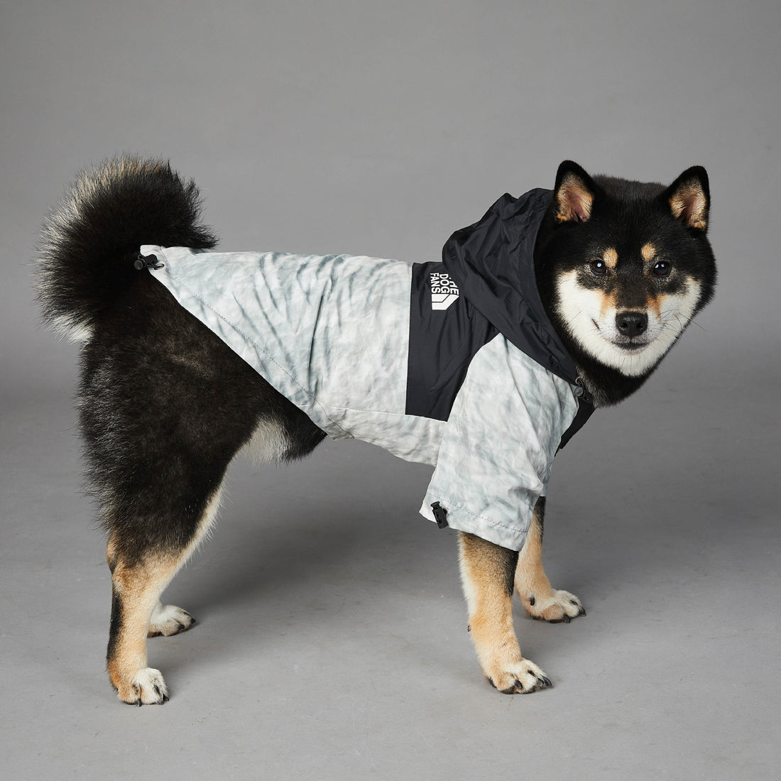 Large Dog Noodle-Style Shell Jacket