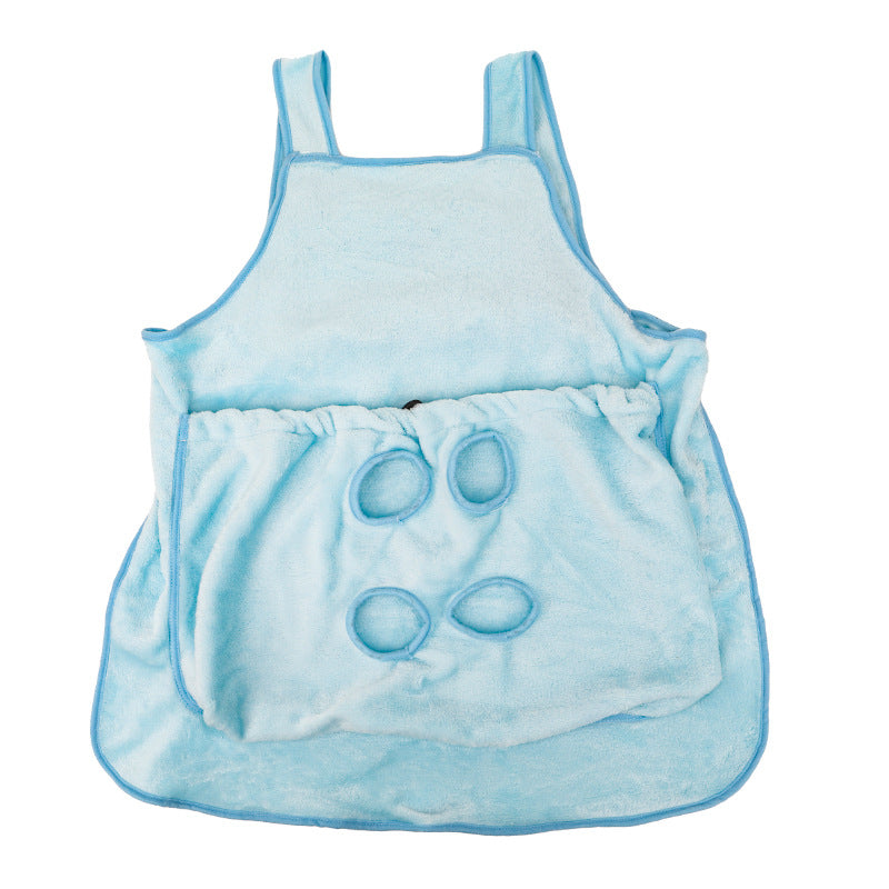 Plush Pet Carrier Apron for Cats & Dogs