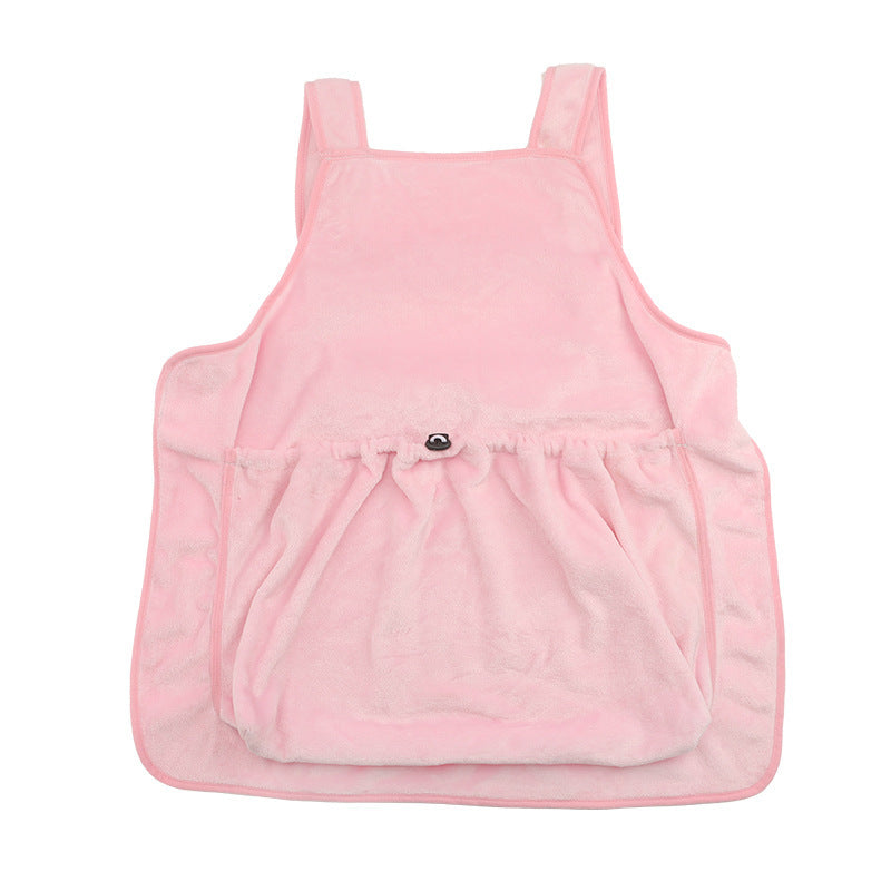 Plush Pet Carrier Apron for Cats & Dogs