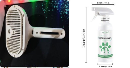Self-Cleaning Pet Grooming & Dematting Comb
