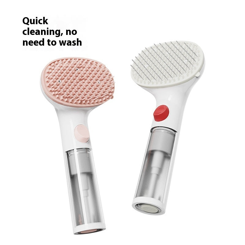 3-in-1 Steam Pet Grooming & Hair Removal Brush