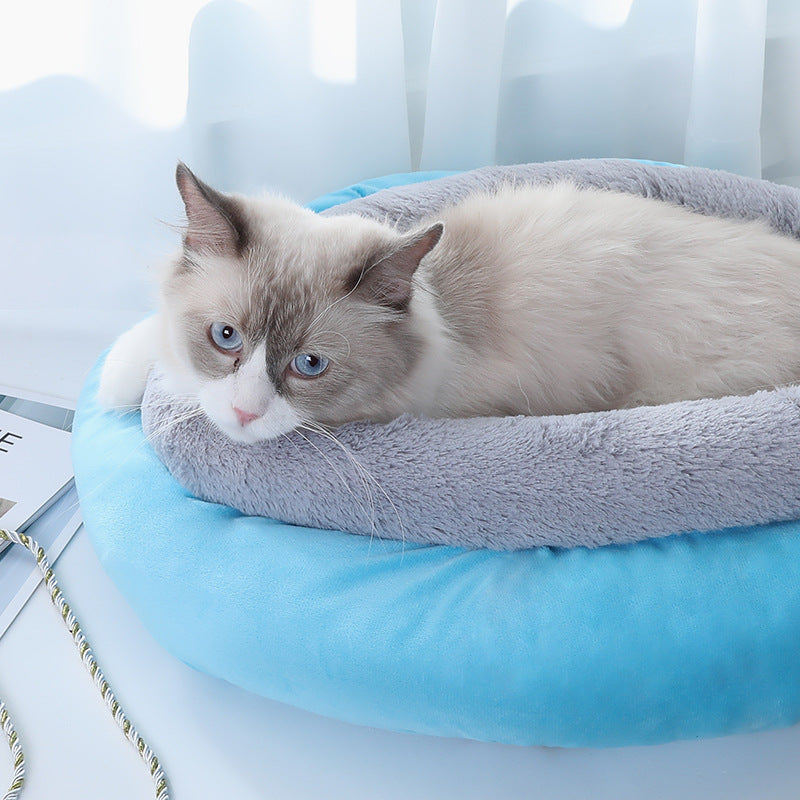 Deep Sleep Kennel Suede Warm Round