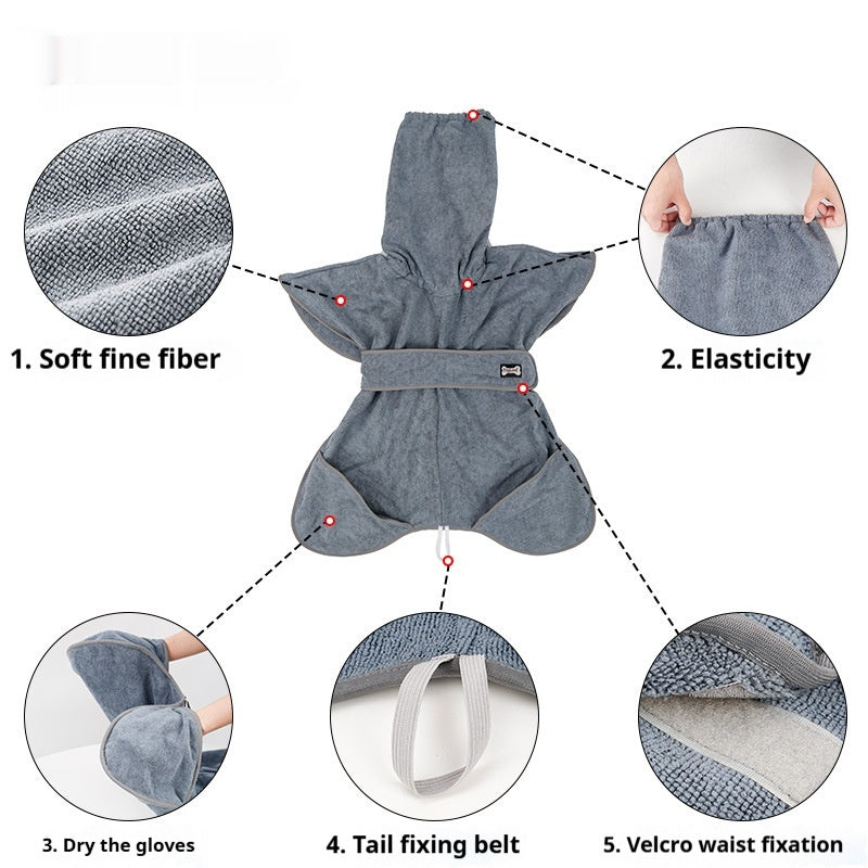 Cotton Quick-Dry Absorbent Pet Towel