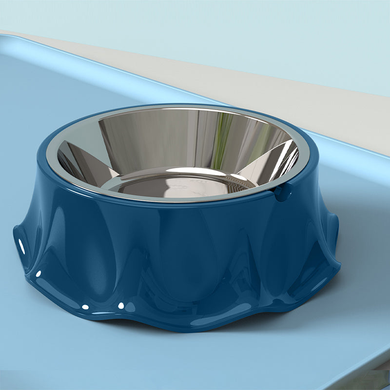 Non-Slip Stainless Steel Pet Food & Water Bowl