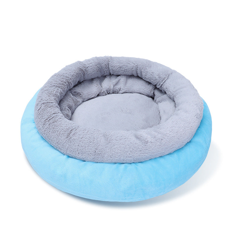 Deep Sleep Kennel Suede Warm Round