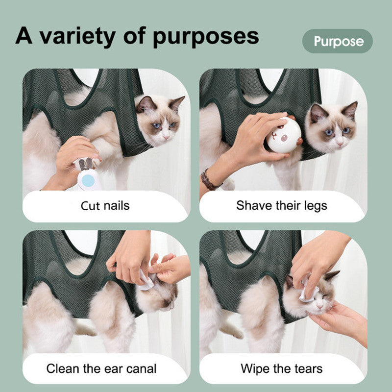 Pet Grooming Hammock for Cats & Dogs