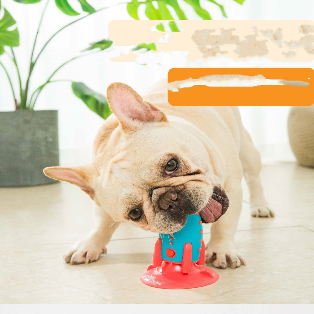 Rocket Dog Bite-Resistant Treat-Dispensing Toy
