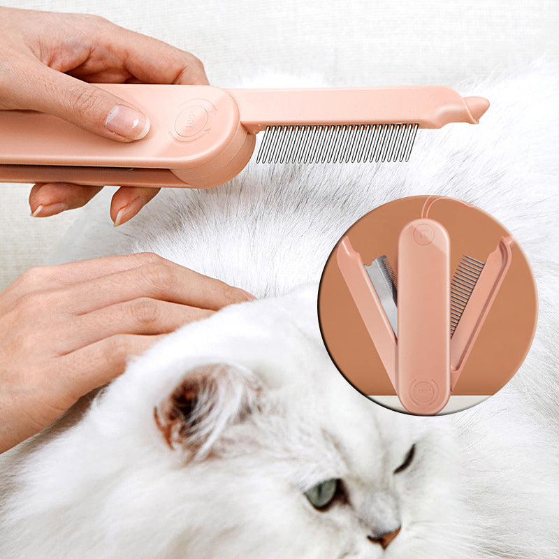 Pet Dematting & Massage Comb for Dogs & Cats