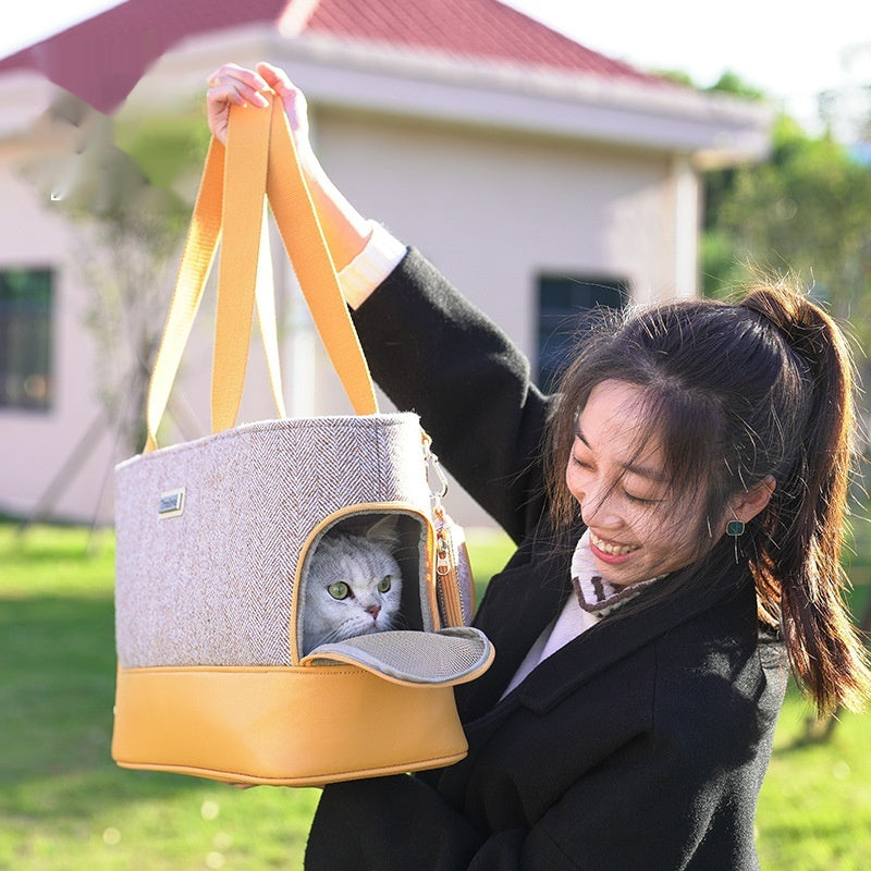 Breathable Portable Pet Capsule Backpack